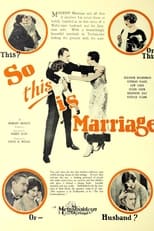 Poster for So This Is Marriage?