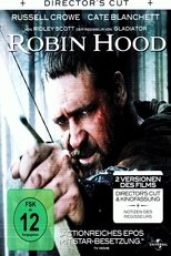Robin Hood: Nach dem Tode König Richards lässt der begnadete Bogenschütze Robin den Krieg gegen die Franzosen hinter sich und kehrt zurück nach England, in ein durch Korruption und einen brutalen Sheriff gebeuteltes Nottingham. Schnell verliebt er sich in die willensstarke Witwe Lady Marion, die anfangs allerdings überaus skeptisch ist, was ihn und seine Beweggründe angeht. Nicht zuletzt um ihre Hand zu gewinnen, versammelt er eine Truppe Gleichgesinnter und gemeinsam mit seinen Männern macht er dem Sheriff einen Strich durch seine gierige Rechnung und macht jagt auf die Reichen, wobei er die Beute an die Armen verteilt. Doch seine von Jahrzehnten des Krieges geschwächte Heimat hält noch eine weitaus größere Aufgabe für Robin parat. So machen sich ausgerechnet dieser unwahrscheinlichste aller Helden und seine Verbündeten auf, einen blutigen Bürgerkrieg zu verhindern und England wieder zu neuem Ruhm und Glanz zu verhelfen. Robin Hood: Nach dem Tode König Richards lässt der begnadete Bogenschütze Robin den Krieg gegen die Franzosen hinter sich und kehrt zurück nach England, in ein durch Korruption und einen brutalen Sheriff gebeuteltes Nottingham. Schnell verliebt er sich in die willensstarke Witwe Lady Marion, die anfangs allerdings überaus skeptisch ist, was ihn und seine Beweggründe angeht. Nicht zuletzt um ihre Hand zu gewinnen, versammelt er eine Truppe Gleichgesinnter und gemeinsam mit seinen Männern macht er dem Sheriff einen Strich durch seine gierige Rechnung und macht jagt auf die Reichen, wobei er die Beute an die Armen verteilt. Doch seine von Jahrzehnten des Krieges geschwächte Heimat hält noch eine weitaus größere Aufgabe für Robin parat. So machen sich ausgerechnet dieser unwahrscheinlichste aller Helden und seine Verbündeten auf, einen blutigen Bürgerkrieg zu verhindern und England wieder zu neuem Ruhm und Glanz zu verhelfen.