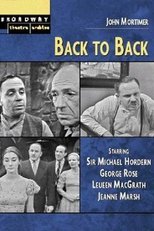 Poster for Back to Back