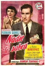 Nadie lo sabrá main poster
