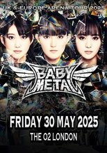 BABYMETAL - Live at The O2 London - 2025 poster