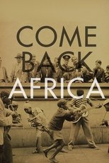 Poster for Come Back, Africa 