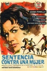 Poster for Sentencia contra una mujer