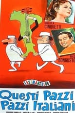 Poster for Questi pazzi, pazzi italiani