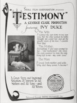 Poster for Testimony