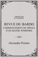 Poster for Revue du Bardo : commencement du défilé. État-major. Pompiers
