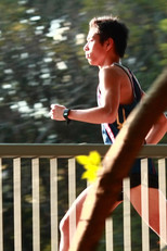 Someone's running poster