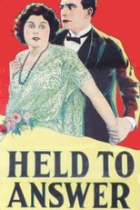 Poster for Held to Answer 