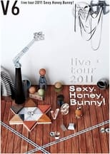 Poster for V6 live tour 2011 Sexy.Honey.Bunny!