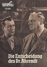 Poster for Die Entscheidung des Dr. Ahrendt