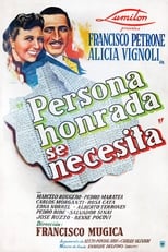 Poster for Persona honrada se necesita 