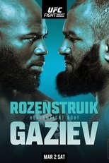 UFC Fight Night 238: Rozenstruik vs. Gaziev main poster