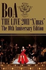 Poster for BoA THE LIVE 2011 “X'mas” ~The 10th Anniversary Edition~ 