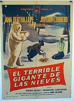 Poster for The Terrible Giant of the Snow