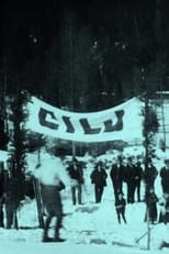 Poster for Skiing Competition for the Skiing Championship of Yugoslavia in Planica near Rateče 