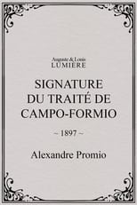 Poster for Signature du traité de Campo-Formio