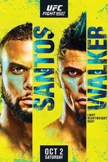 Poster for UFC Fight Night 193: Santos vs. Walker