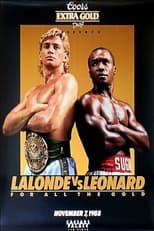 Poster for Sugar Ray Leonard vs. Donny Lalonde 