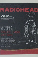 Radiohead - Live at South Park, Oxford (July 2001) poster