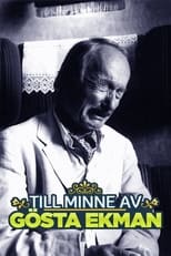 Poster for Till minne av Gösta Ekman