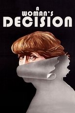 Poster for A Woman's Decision 