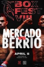 Poster for Ernesto Mercado vs. Deiner Berrio 