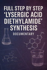 Full step by step "Lysergic acid diethylamide" synthesis poster