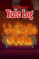 The Simpsons Yule Log poster