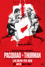 Poster for Manny Pacquiao vs. Keith Thurman