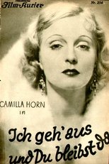 Poster for I Go Out and You Stay Here 