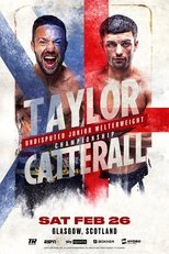 Poster for Josh Taylor vs. Jack Catterall 