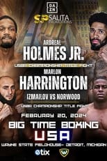 Poster for Ardreal Holmes Jr vs. Marlon Harrington 