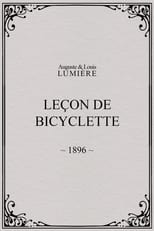 Poster for Leçon de bicyclette