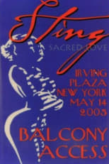 Poster for Sting Live At Irving Plaza