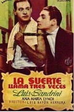 Poster for La suerte llama tres veces