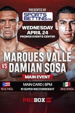 Poster for Marques Valle vs. Damian Sosa