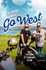 Poster for The Hairy Bikers Go West