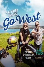 Poster for The Hairy Bikers Go West