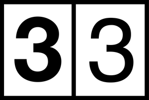 El 33 logo
