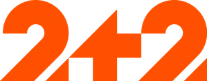 2+2 logo