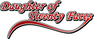 Logo of The Daughter of Twenty Faces image size 699x290