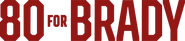Logo of 80 for Brady image size 3000x657