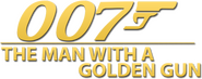 Logo of The Man with the Golden Gun image size 858x338