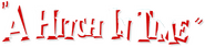 Logo of A Hitch in Time image size 790x183