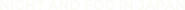 Logo of Night and Fog in Japan image size 1284x68