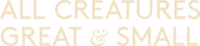 Logo of All Creatures Great & Small image size 4077x944
