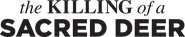 Logo of The Killing of a Sacred Deer image size 1629x326