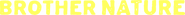 Logo of Brother Nature image size 2364x197