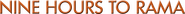 Logo of Nine Hours to Rama image size 913x69
