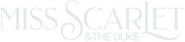 Logo of Miss Scarlet and the Duke image size 4293x966